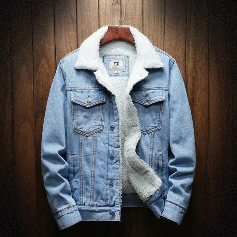Veste en denim pour homme | Chaud