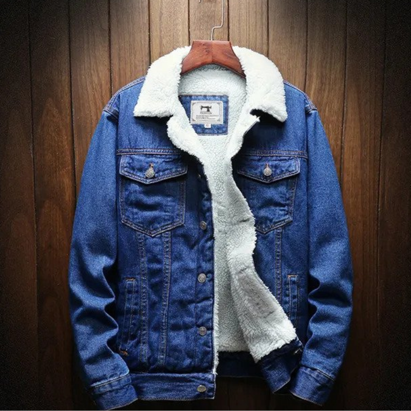 Veste en denim pour homme | Chaud