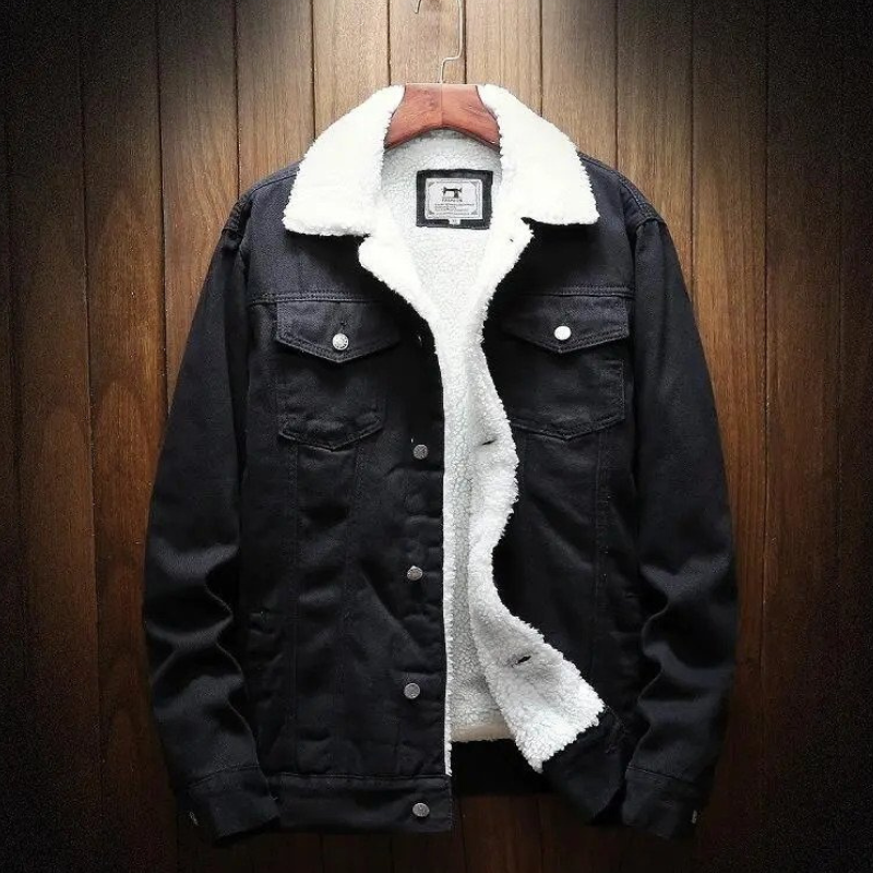 Veste en denim pour homme | Chaud