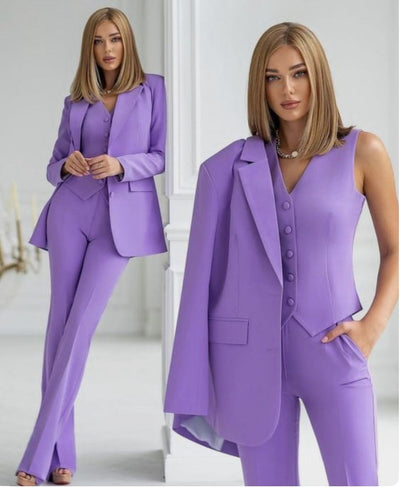 Tailleur "Sophie" (blazer+pantalon+gilet)
