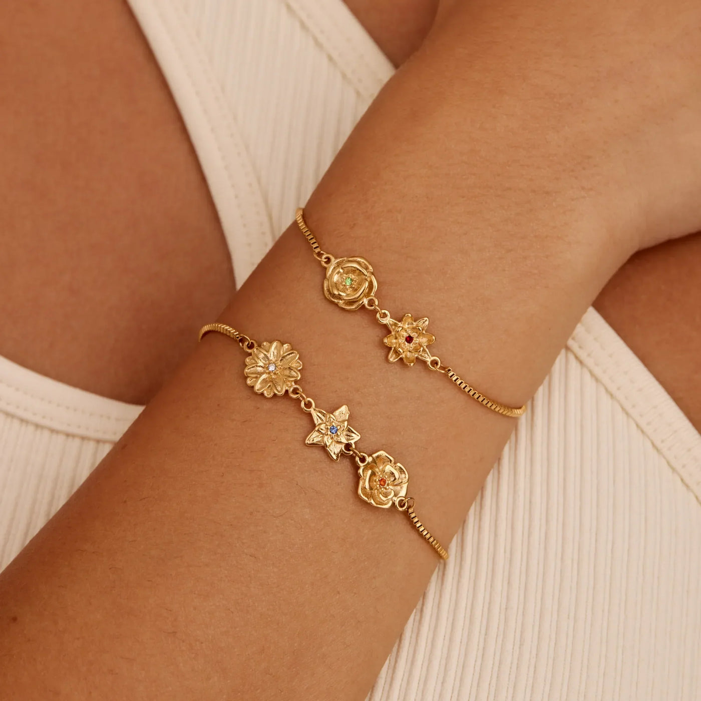 Edmonton Essence™ | Custom Birth Flower Bracelet