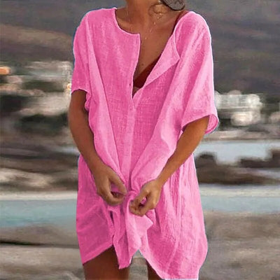 Robe d'été en Lin pour Femmes