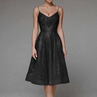 Juliette - Robe dos nu élégante pour des apparitions stylées