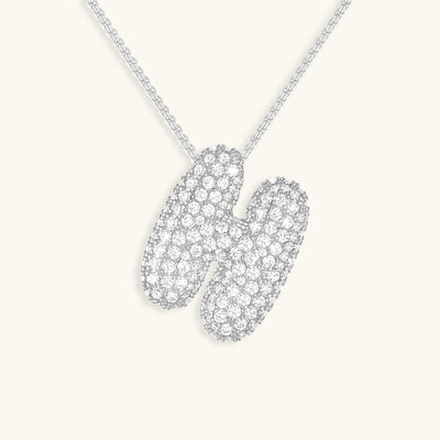 Collier Initiale Diamant – Bubble
