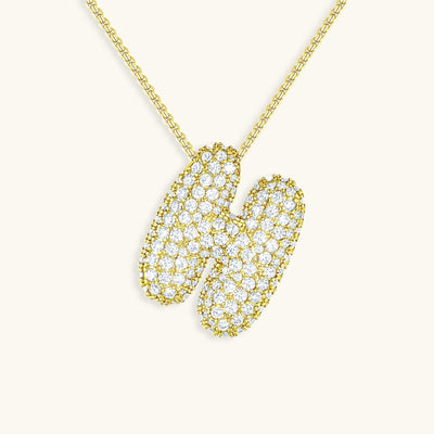 Collier Initiale Diamant – Bubble