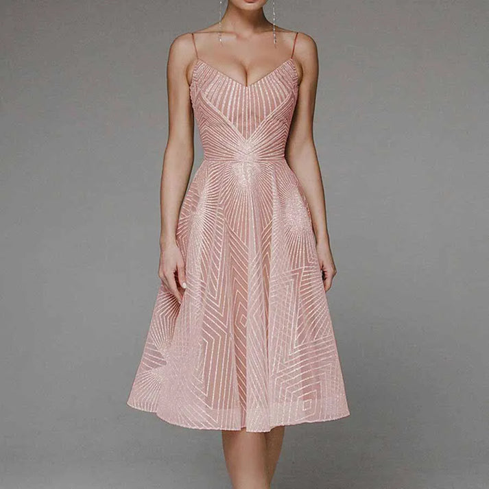 Juliette - Robe dos nu élégante pour des apparitions stylées