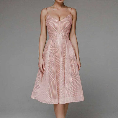 Juliette - Robe dos nu élégante pour des apparitions stylées