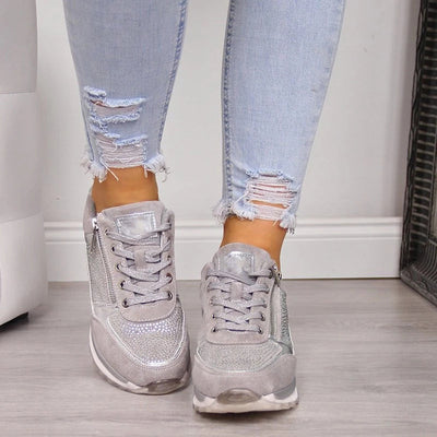 Nina | Baskets confortables et élégantes pour femme | compensées