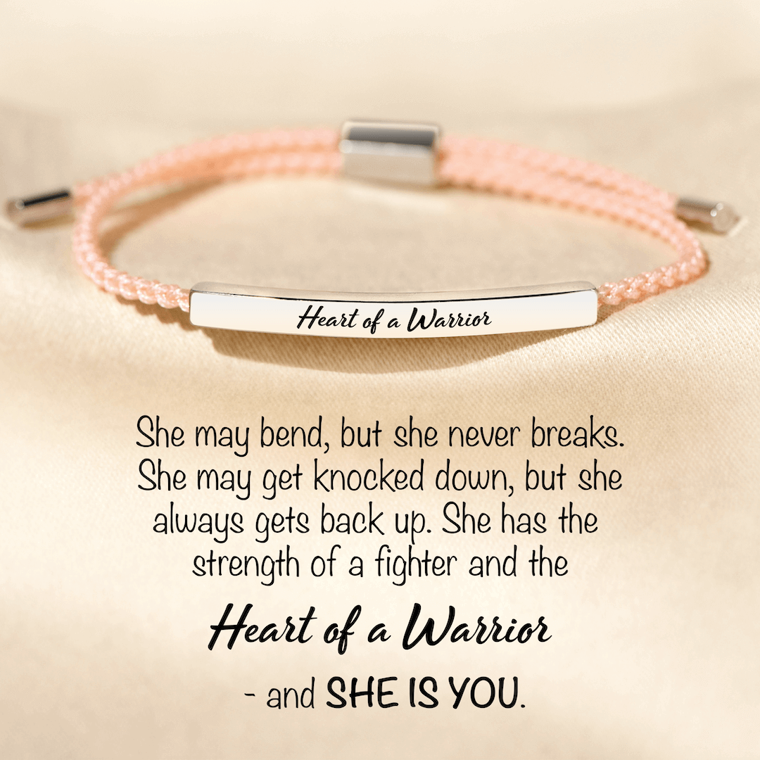 Edmonton Essence™ | Warrior Spirit Bracelet  
A motivational tube bracelet.