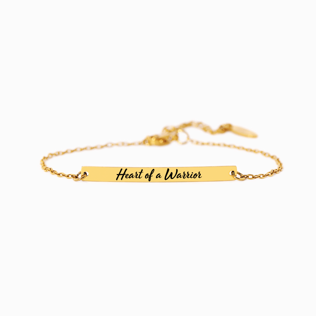 Edmonton Essence™ | Warrior Spirit Bracelet  
A motivational bar bracelet.