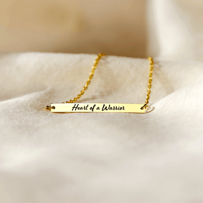Edmonton Essence™ | Warrior Spirit Bracelet  
A motivational bar bracelet.