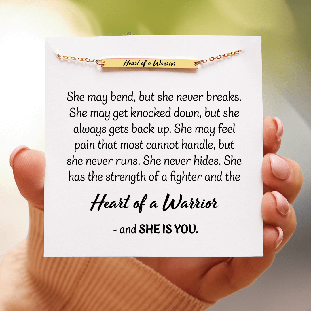 Edmonton Essence™ | Warrior Spirit Bracelet  
A motivational bar bracelet.
