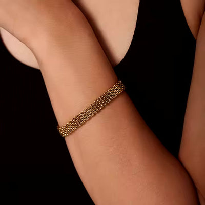 Bracelet Chaîne Dorée Imara