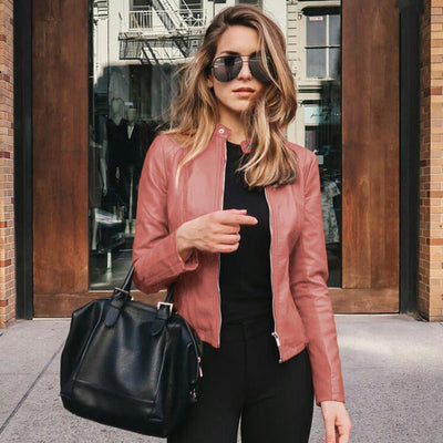 Élégante Veste en Cuir Authentique