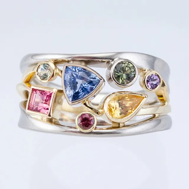 Bague Vintage Bunter en Zircone
