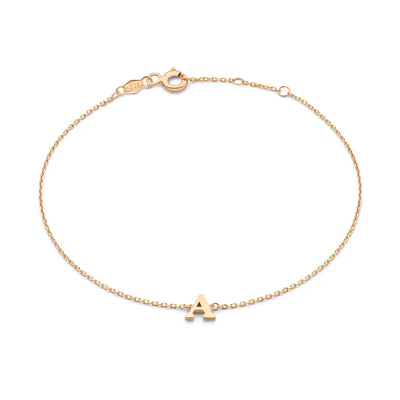 Vita Signa Initial-Bracelet | Or 14k
