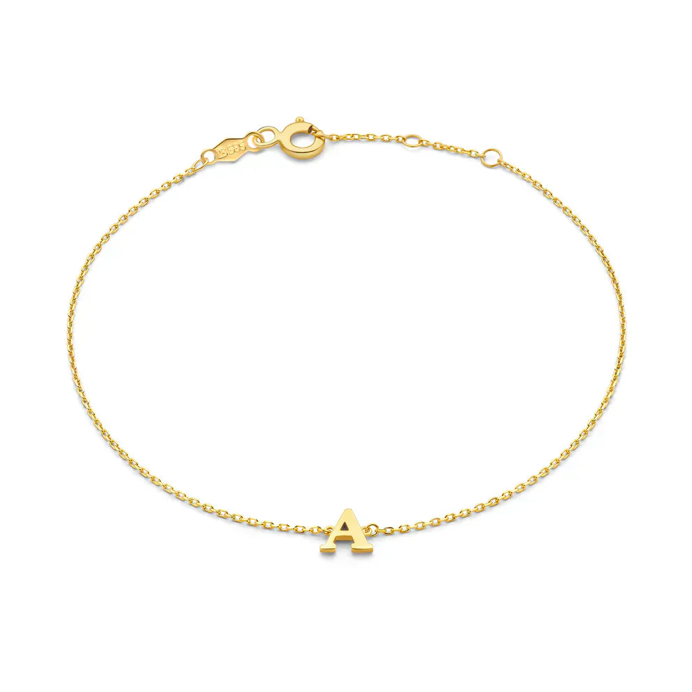 Vita Signa Initial-Bracelet | Or 14k