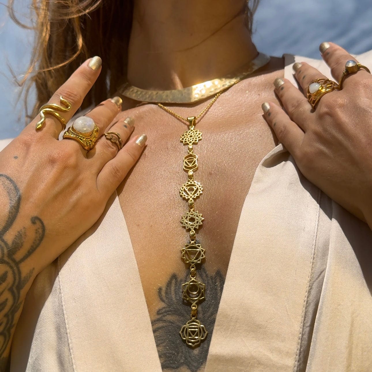 Collier 7 chakras