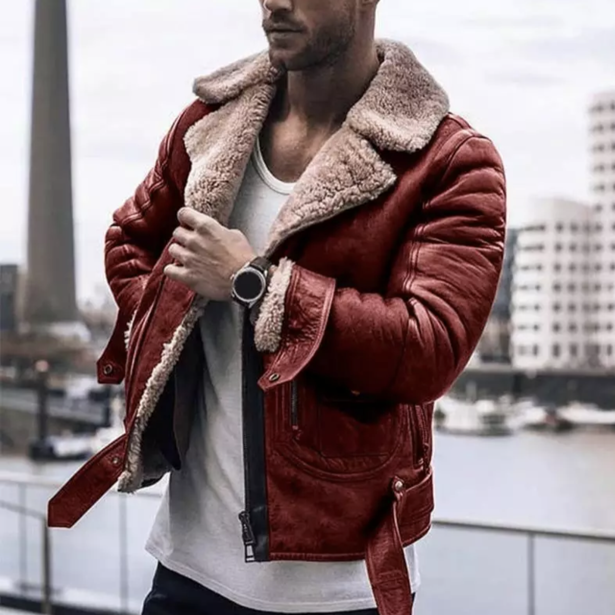 Veste d'hiver design pour hommes | Chaud