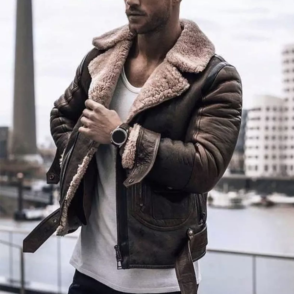 Veste d'hiver design pour hommes | Chaud