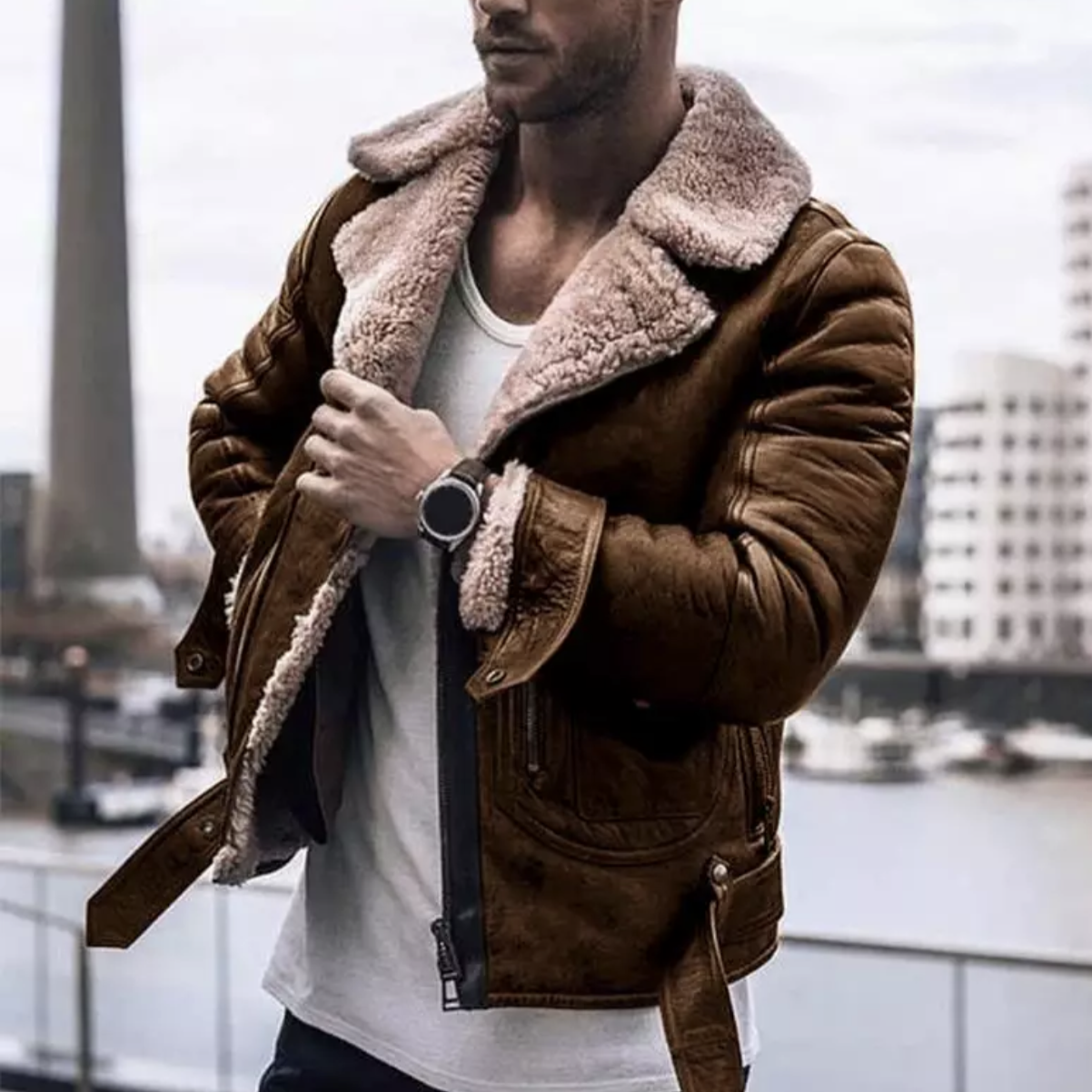Veste d'hiver design pour hommes | Chaud