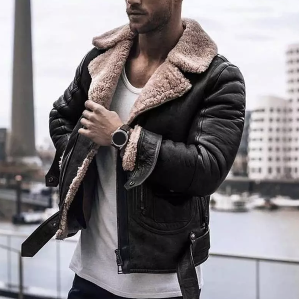 Veste d'hiver design pour hommes | Chaud
