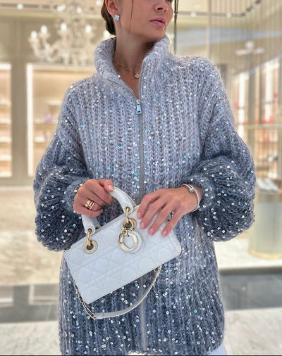Aimee | Pull à paillettes pour femmes | Chaud