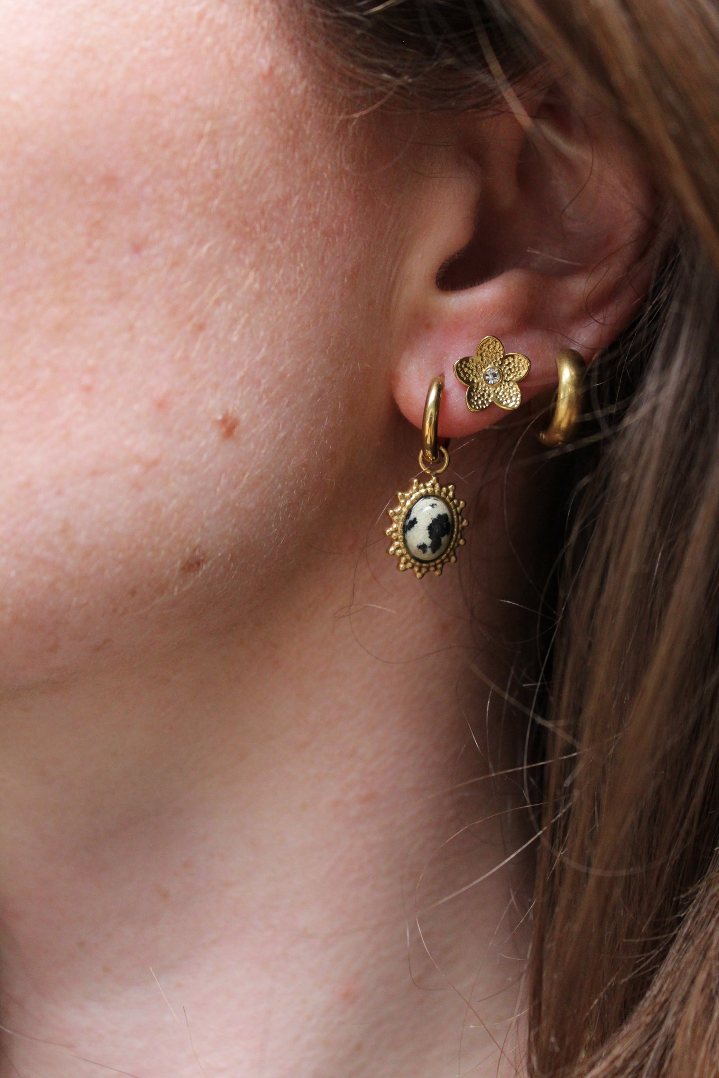 Jolie – Boucles d’oreilles – Acier inoxydable
