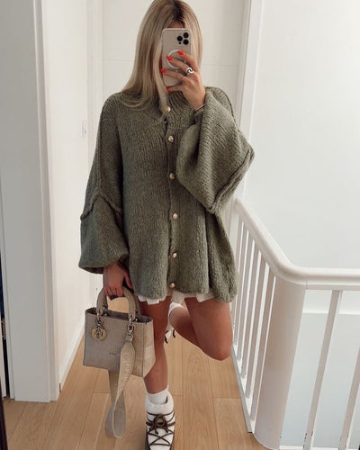 Cardigan surdimensionné pour femmes | Chaud