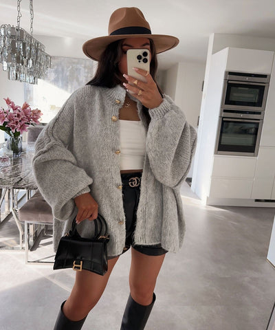Cardigan surdimensionné pour femmes | Chaud