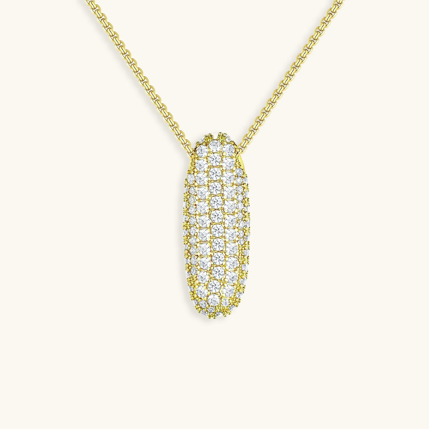 Collier Initiale Diamant – Bubble