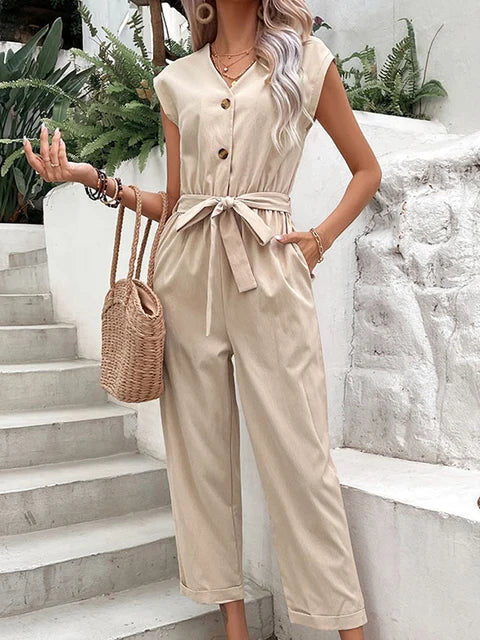 Valérie Femme Combinaison – Casual Chic & Confort Estival
