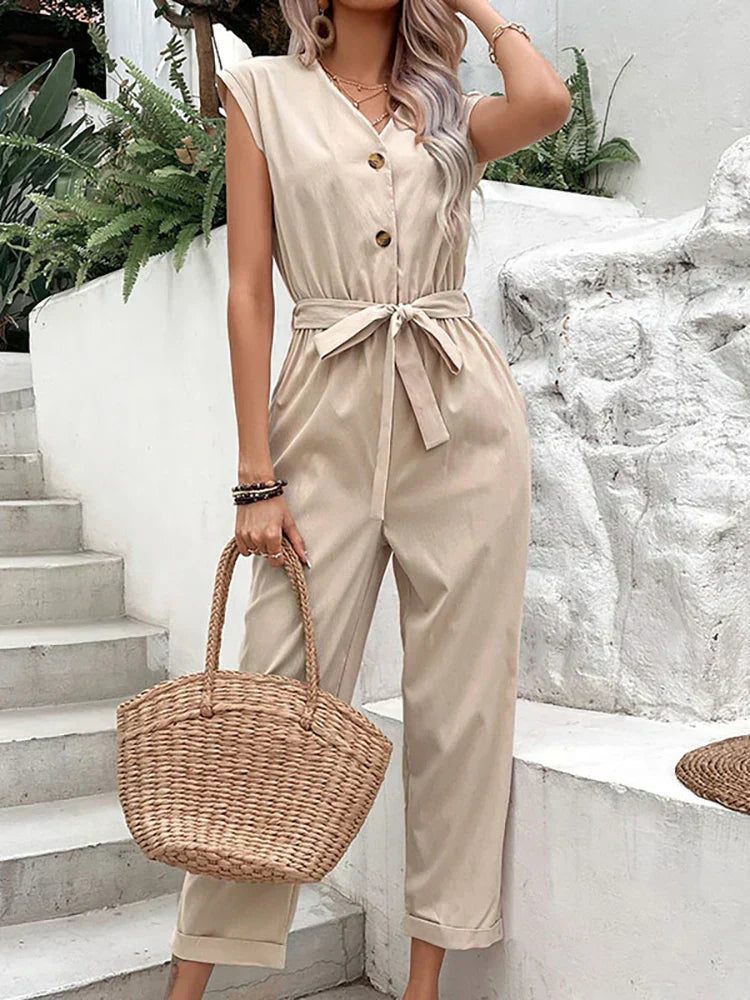 Valérie Femme Combinaison – Casual Chic & Confort Estival
