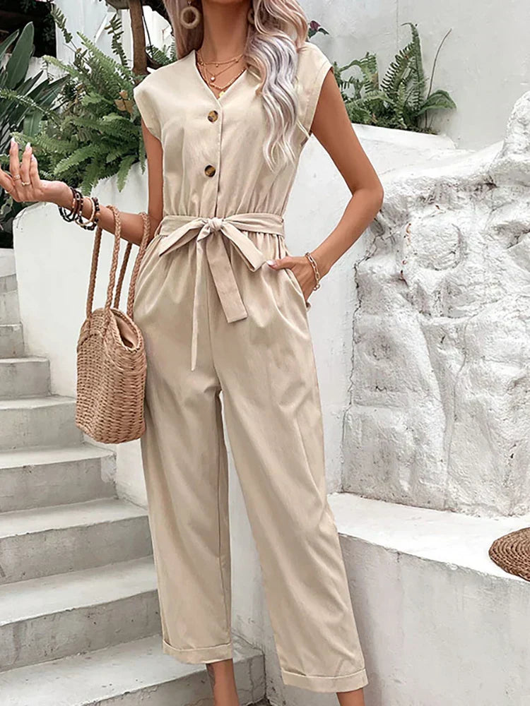 Valérie Femme Combinaison – Casual Chic & Confort Estival