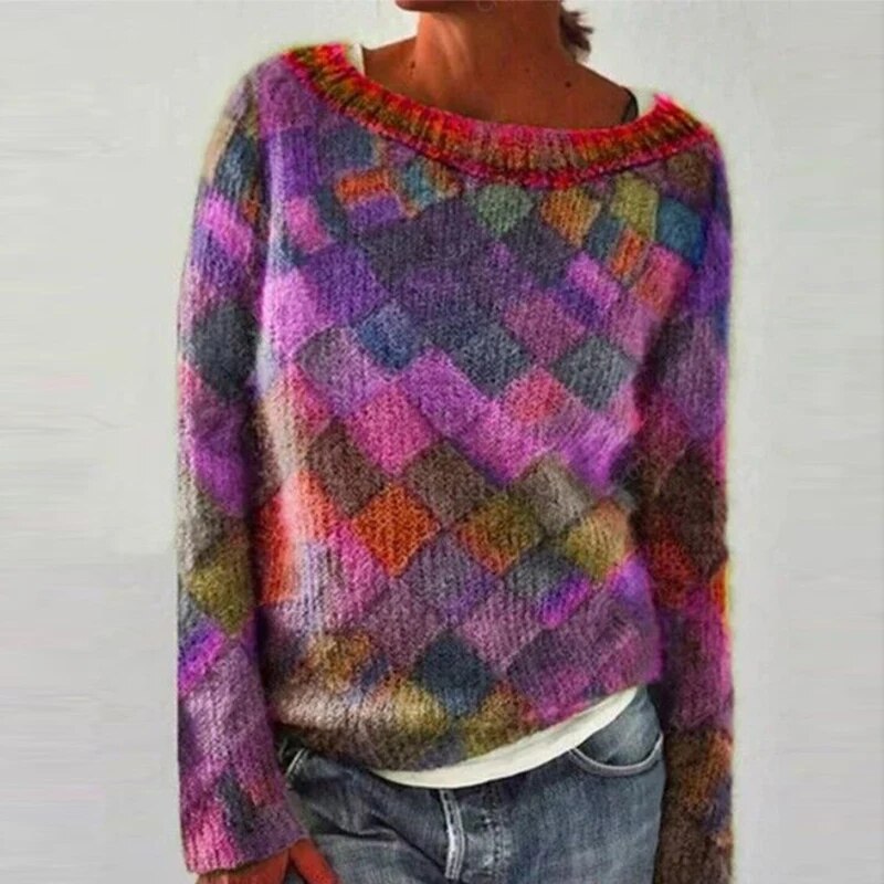 Pull en tricot douillet pour femmes | Chaud