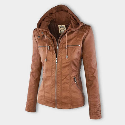 Veste de moto classique pour femme