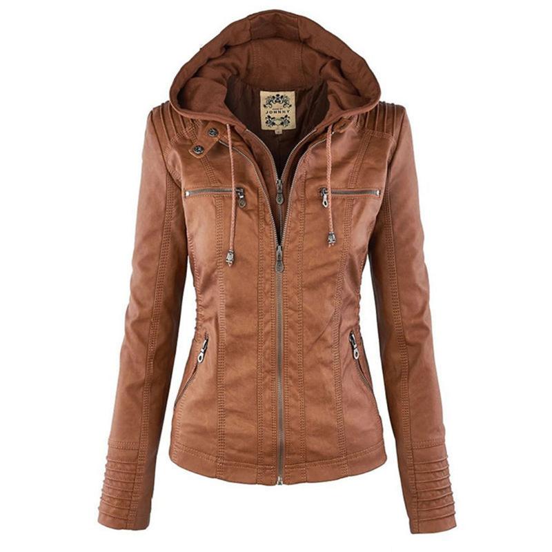 Veste de moto classique pour femme