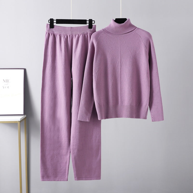 AtelierDeRoche™ | Ensemble deux pièces Lounge en tricot torsadé