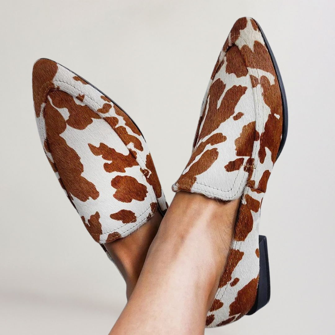 **LEONA | LOAFERS ÉLÉGANTS AVEC TALON BAS**
