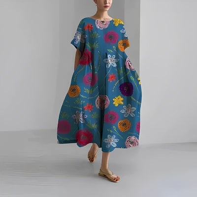 AMELIA™ – ROBE BOHÈME À FLEURS