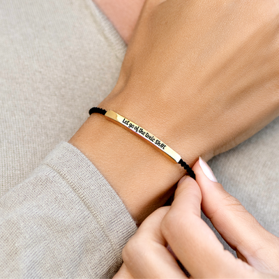 Edmonton Essence™ | Motivational Tube Bracelet  
A bracelet to inspire positivity.
