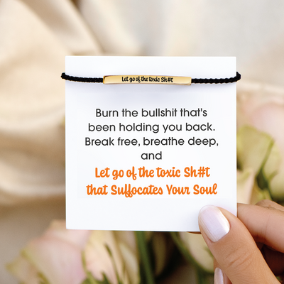 Edmonton Essence™ | Motivational Tube Bracelet  
A bracelet to inspire positivity.
