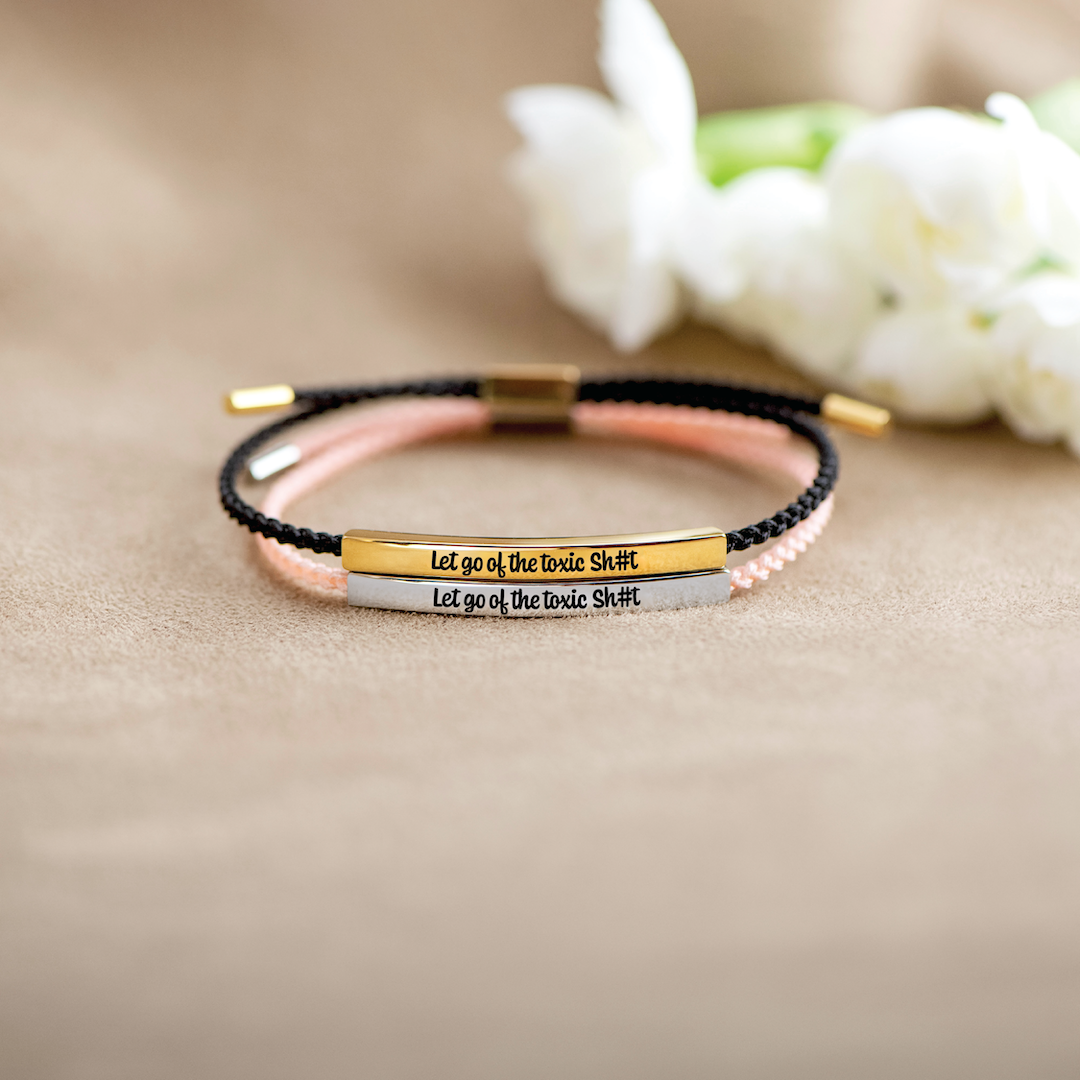 Edmonton Essence™ | Motivational Tube Bracelet  
A bracelet to inspire positivity.