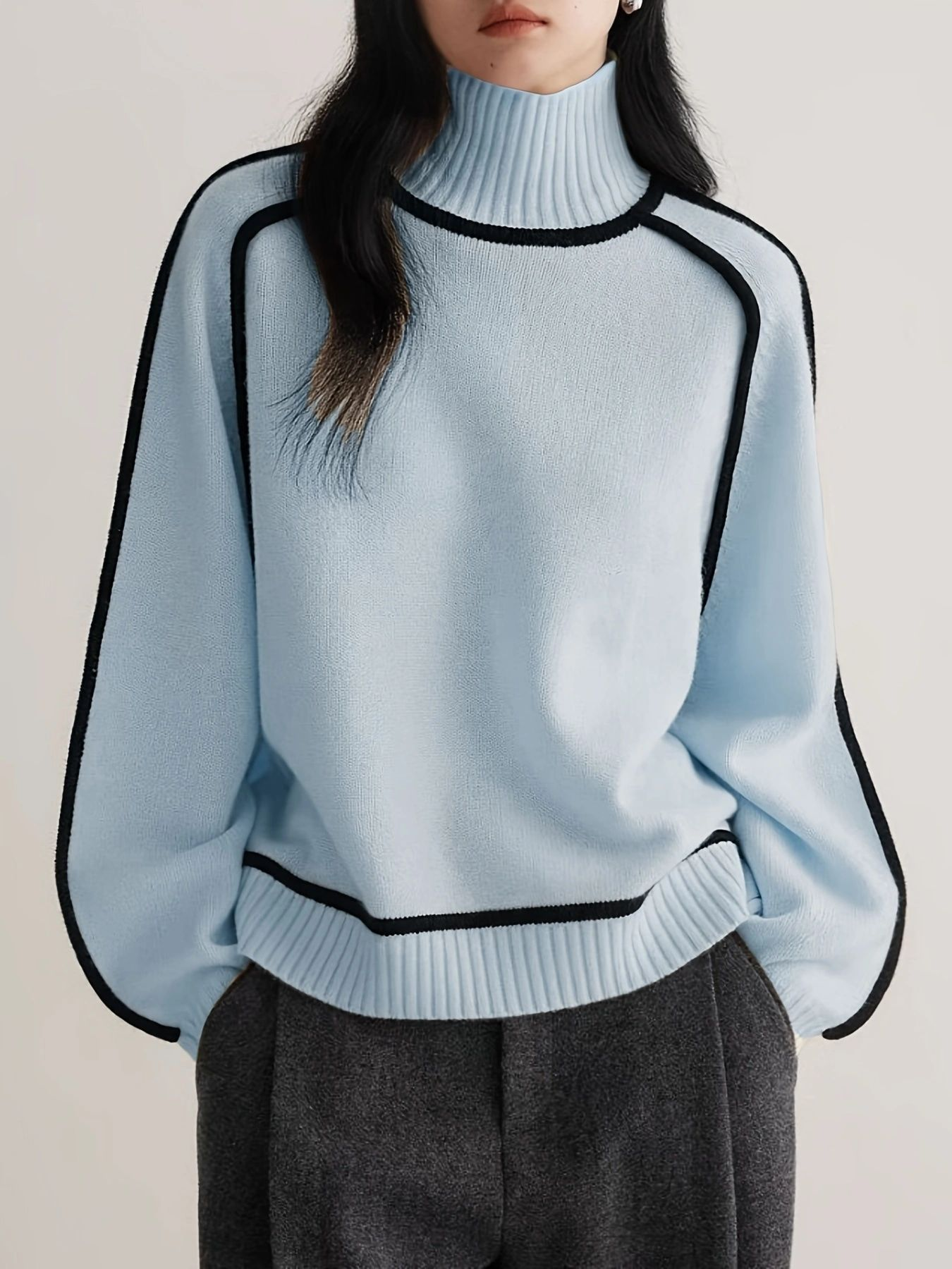 Varla | Pull à col roulé en cachemire