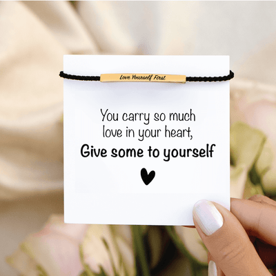 Edmonton Essence™ | Motivational Tube Bracelet  
A bracelet to inspire self-love.