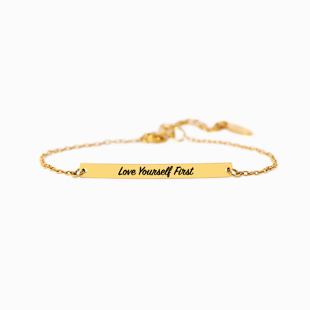 Edmonton Essence™ | Motivational Bar Bracelet  
A bracelet to inspire self-love.
