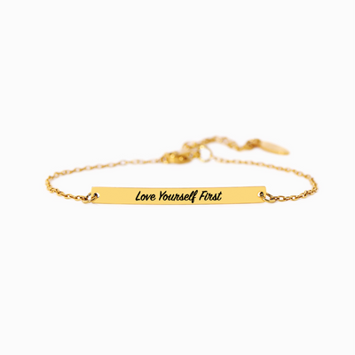 Edmonton Essence™ | Motivational Bar Bracelet  
A bracelet to inspire self-love.