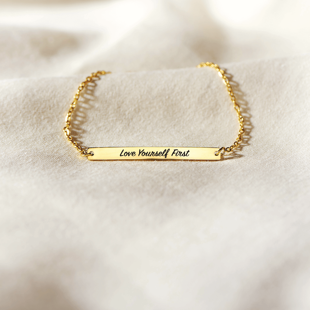 Edmonton Essence™ | Motivational Bar Bracelet  
A bracelet to inspire self-love.