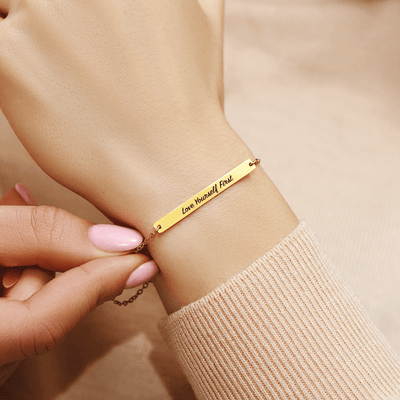 Edmonton Essence™ | Motivational Bar Bracelet  
A bracelet to inspire self-love.