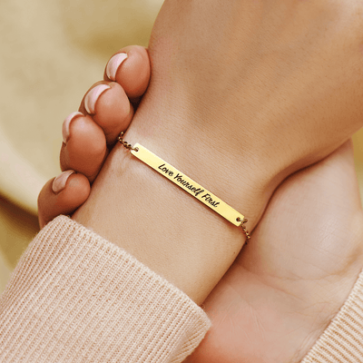Edmonton Essence™ | Motivational Bar Bracelet  
A bracelet to inspire self-love.